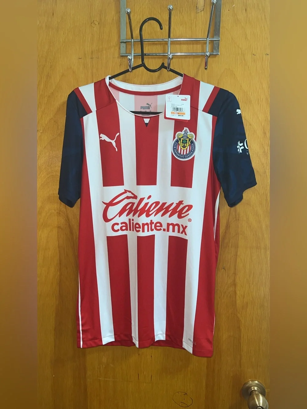 PUMA Chivas Guadalajara Home Soccer Jersey Size S Unisex Original Made in Mexico